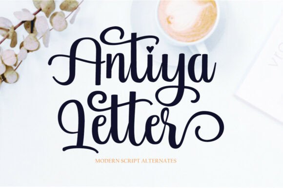 Antiraletter: A Modern Script Font for Digital Design