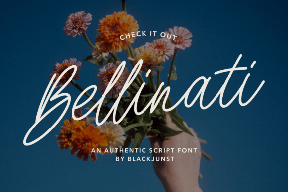 Bellinati: A Graceful Script Font for Editorial Design