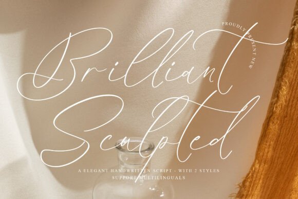 Brilliant Sculpted: A Premium Script Font for Makers