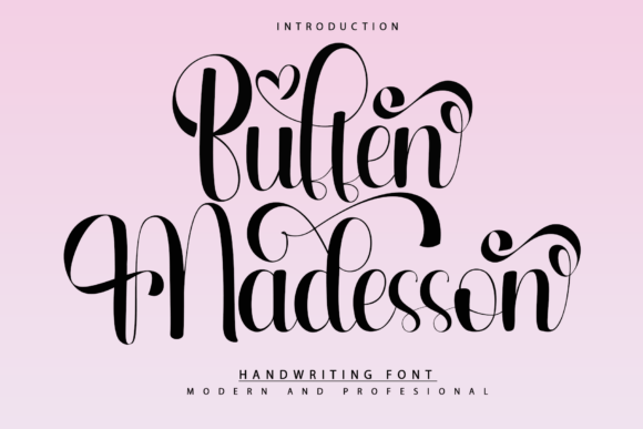 Buffen Madesson Font for Luxury Branding