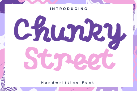 Chunky Street Font for Handmade Brands