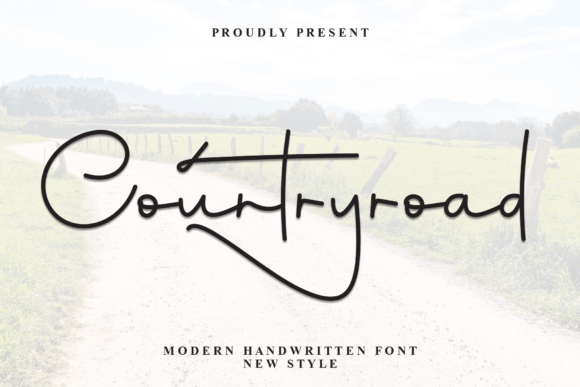 Countryroad Font for Elegant Handmade Branding