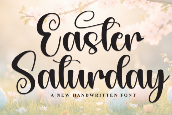 Easter Saturday Font for Elegant Web Design