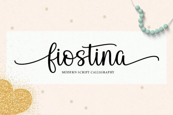 Fiostina Script Typeface Review for Branding