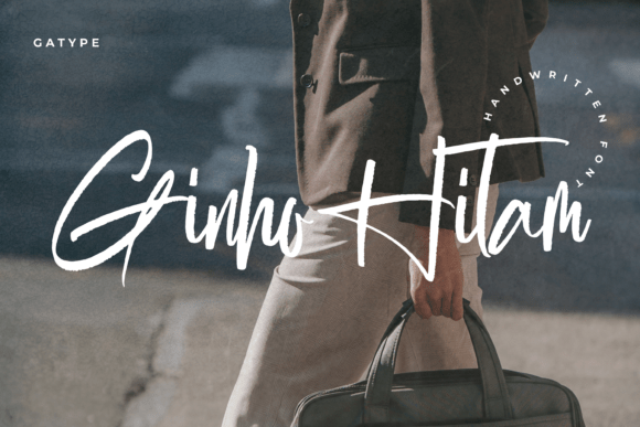 Ginho Hitam: The Handwritten Font for Makers