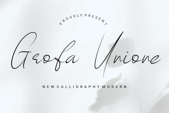 Grofa Unione: Elegant Script Font Review