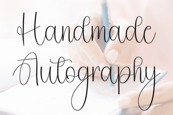 Handmade Autography Font for Elegant Campaigns
