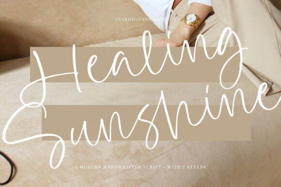Healing Sunshine: A Warm Script Handwritten Font for Makers