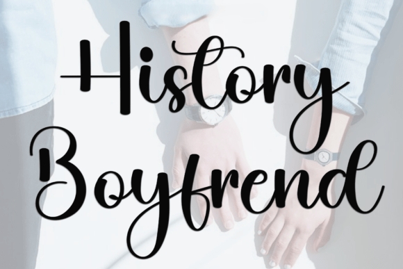 History Boyfrend: A Modern Script Font for Branding