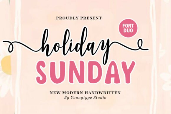 Holiday Sunday Duo Font for Modern Web Design
