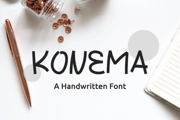 Konema Font Download: A Relaxed Handwritten Script