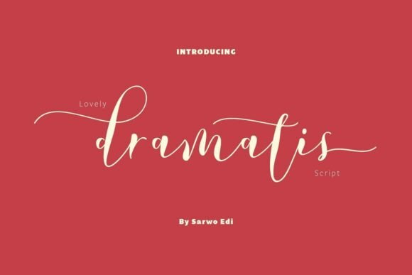 Lovely Dramatis Typeface for Modern Campaigns