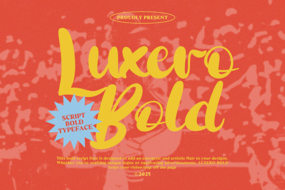 Luxero Bold Typeface for Editorial Design