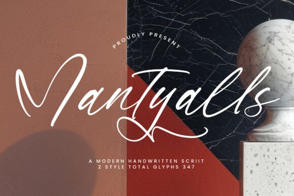 Mantyalls: A Stylish Script Font for Makers