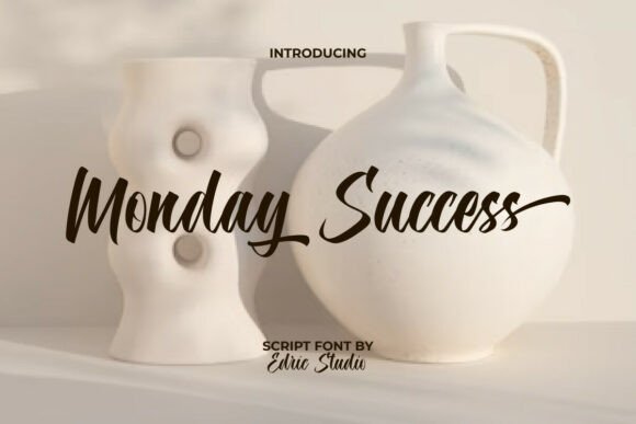 Monday Success Font for Modern Web Design