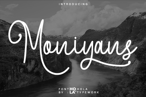Moniyans Font for Professional Business Branding