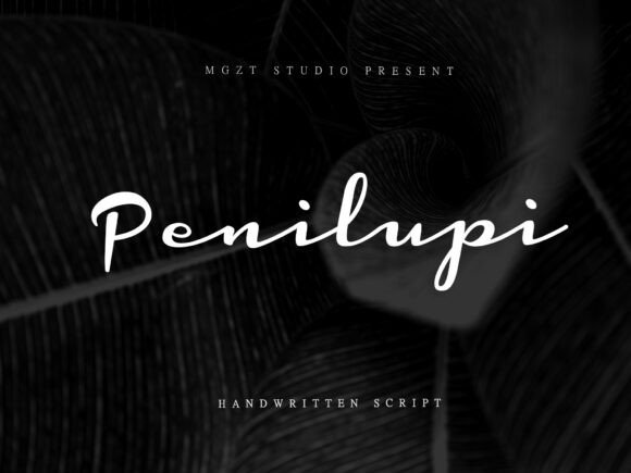 Penilupi: A Retro Script Typeface for Editorial Design