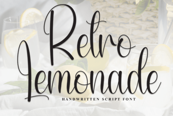 Retro Lemonade: A Stylish Script Font for Branding
