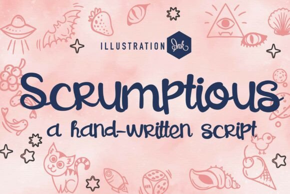 Scrumptious Font for Handmade Brands