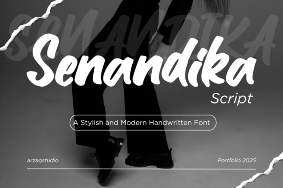 Senandikascript: A Modern Handwritten Font for Editorial Design