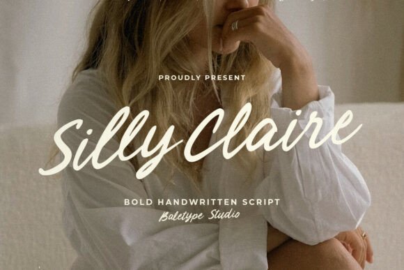 Silly Claire Font for Editorial Design