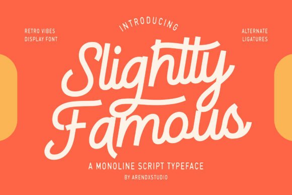 Slightly Famous Font for Bold Campaign Design