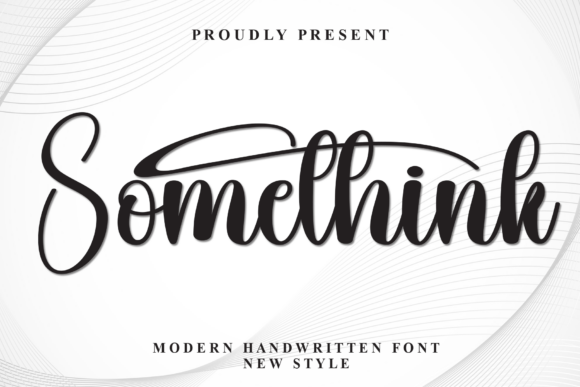 Somethink Font for Elegant Brand Identity
