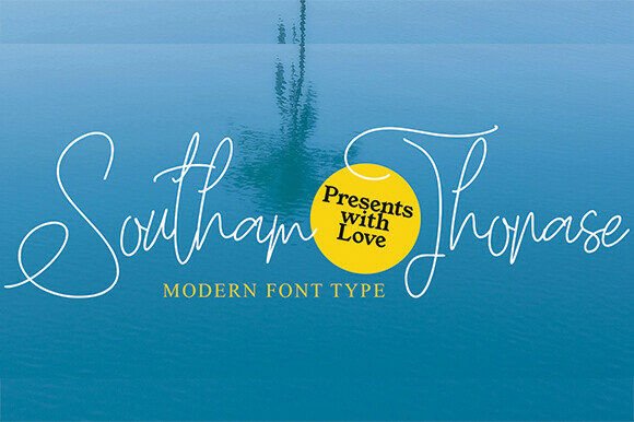 Southam Thonase: Elegant Script Font for Web Design