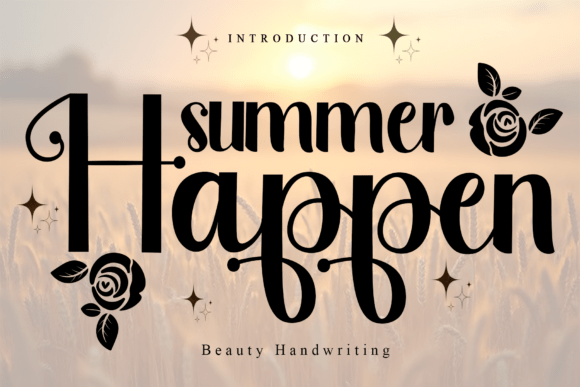 Summer Happen Font Review for Elegant Branding