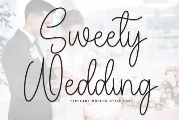 Sweety Wedding Font for Elegant Craft Designs