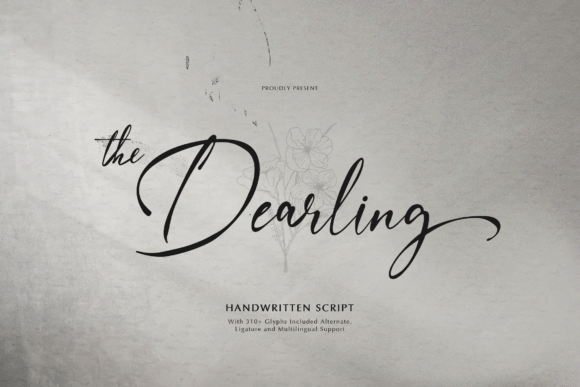 The Dearling: A Refined Script Typeface for Editorial Design