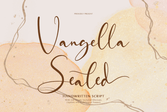 Vangella Sealed: A Handwritten Font for Campaigns