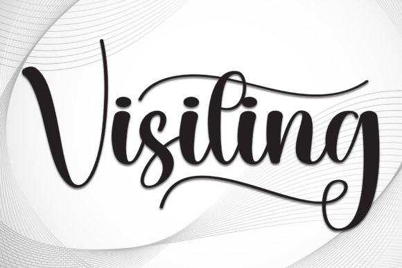 Visiting: The Script Font That Elevates Brand Identity
